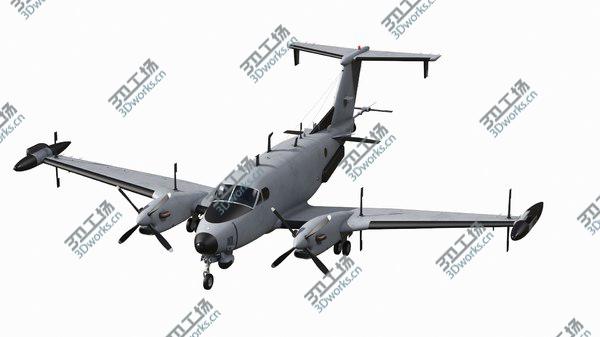 images/goods_img/20210312/Beechcraft RC12 Guardrail Rigged 3D model/2.jpg